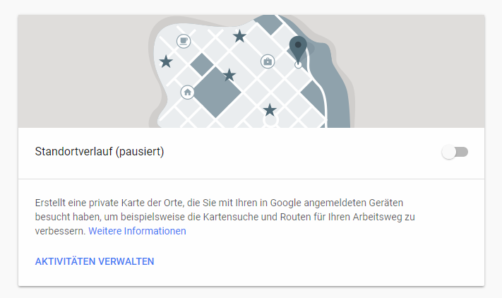 Screenshot Google Standortverlauf